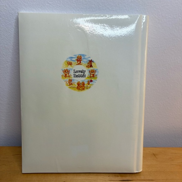Vintage Baby Photo Diary Album Bunny Rabbit Shower Gift Present Memory Book - Picture 10 of 14